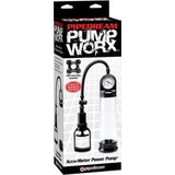 Pipedream Pump Worx penispomp Accu Meter Power Pump zwart,transparant - 8 inch