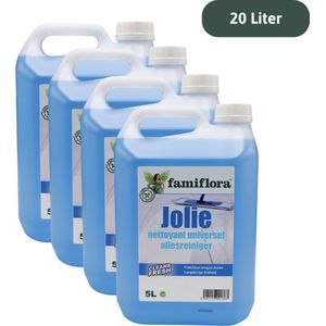 Famiflora allesreiniger Jolie voordeelverpakking 20 liter (4 x 5L) - Flower - Heerlijke bloemengeur
