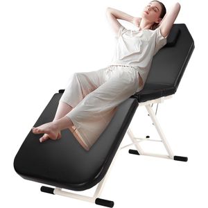 Opvouwbare Massagetafel - Inklapbare Massagebank voor Professionals - Verstelbare Cosmetica-ligstoel - Comfortabele Massage Stoel voor Huisbezoeken