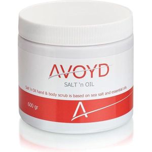 Avoyd Salt 'n Oil Scrub 600gr - Grove Body Scrub vol minerale oliën - 052