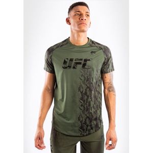 UFC Venum Authentic Fight Week Performance S/S T-shirt Kaki Kies uw maat: S