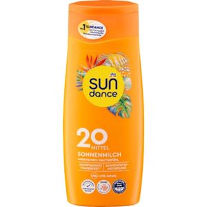 Zonnemelk SPF 20 - SUNDANCE | 1x 200 ml - Factor 20 | UVA+UVB Instant Bescherming - Vegan