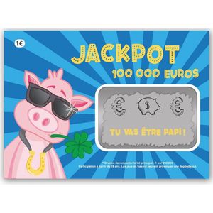 Zwangerschapsaankondiging Opa - Krasbiljet voor Creatieve Baby Aankondiging