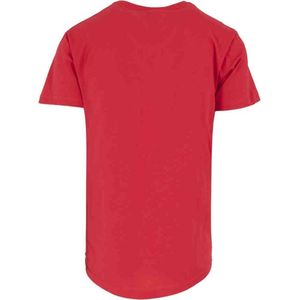 Urban Classics - Shaped Long Heren T-shirt - 2XL - Rood