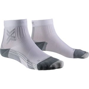 X-SOCKS Run Discover enkelsokken voor dames - Ultiem comfort met geavanceerde technologieën, optimale luchtcirculatie en verbeterde bescherming voor hardlopers - Arctic wit/parelgrijs, 41-42