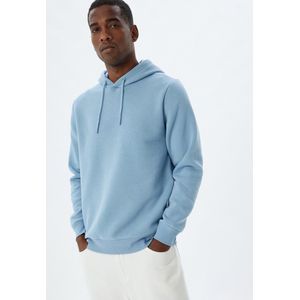 Koton - Sweatshirt - Lichtblauw - Effen - Lange Mouw