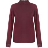 Fluresk - Calyx Knit - Trui - Bordeauxrood - Dames