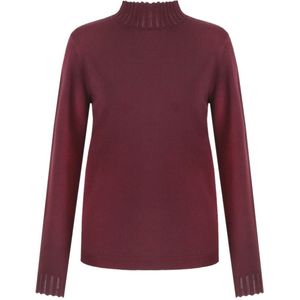 Fluresk - Calyx Knit - Trui - Bordeauxrood - Dames