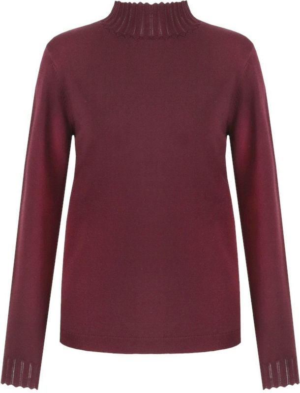 Fluresk - Calyx Knit - Trui - Bordeauxrood - Dames