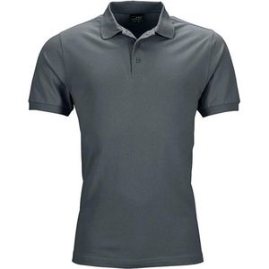 James and Nicholson Heren Elastisch Piqué Poloshirt (Grafiet)