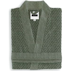 iSleep - Badjas Grant - Army Green - 100% Katoen - Unisex