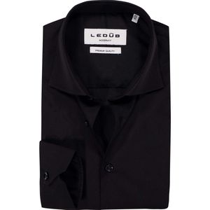 Ledûb modern fit stretch zwart