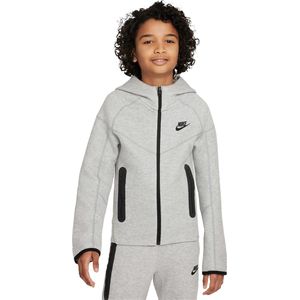 Nike Sportswear Tech Fleece Hoodie Kids Dark Grey Heather Maat 128/140