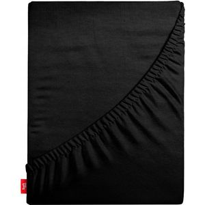 Hoeslaken met elastiek 180x200cm, 100% katoenen jersey, 30cm matrasdikte