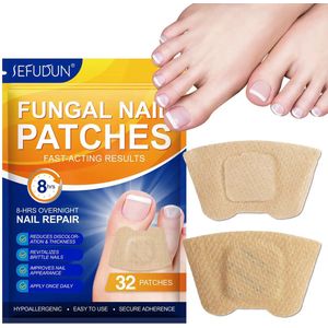 SEFUDUN - Nagelherstel Pleisters - 32 Stuks - Tegen Schimmelnagels en Kalknagels