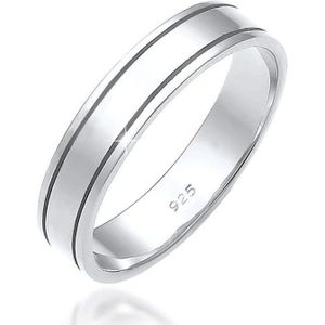 Elli PREMIUM Dames Ring Elli PREMIUM Ring Dames Band Paar Bruilloft in 925 sterling zilver