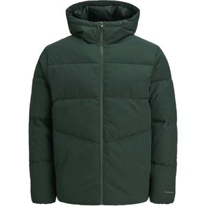 JACK & JONES - JJGLOBAL - Winterjas - Donkergroen - Gewatteerd