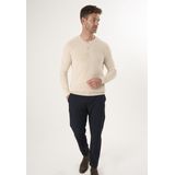 Felix Hardy Ronde Hals Trui - Pullover - Sweater - %100 Katoen Heren Beige - 2Xl