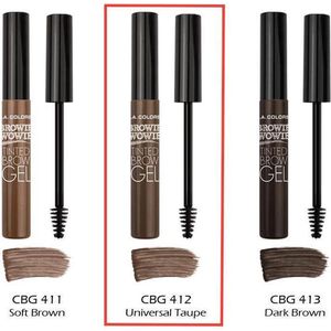LA Colors - Browie Wowie Tinted Brow Gel - Universal Taupe
