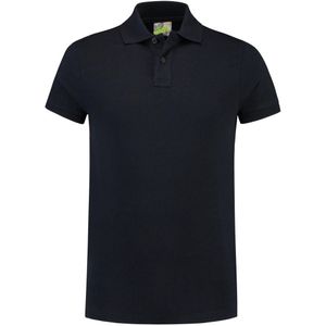 Lemon & Soda jersey polo voor heren donkerblauw maat S