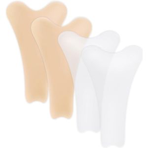 Camel Toe Concealer 4-pack, naadloze onzichtbare siliconen ondergoedpads om vrouwelijke lijnen te verbergen voor dames, leggings, badpakken en actieve kleding.