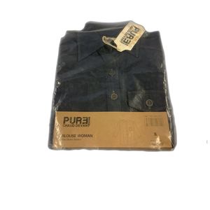 Chaud Devant dames denim blauw blouse stretch S