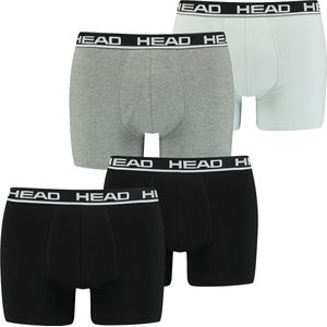HEAD Heren Boxershorts HEAD BASIC BOXER 4er Pack 4 Pack Veelkleurig XXL
