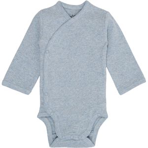 Lodger - Rompertjes met lange mouwen - blauw - maat 50 - 100% zacht bio katoen