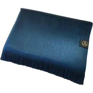 Alpaca D'Luxe Sjaal - Petrol blauw - Scarf - Handgemaakte sjaal - Sjaal van alpacawol - Zacht en van Kwaliteit - Luxe Cadeau - Duurzaam - Sjaals Dames - Sjaals Heren - Alpaca - Shawls - Blue - Damesmode - Herenmode - Elegant - Zakelijk - Comfortabel