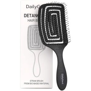 Geventileerde ontwarrende haarborstel met haarclips - Voor alle haartypes