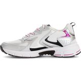 GABOR 66.606.85 Sneaker - Wit - Zilver - Suède