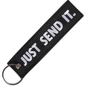 Just Send It - Sleutelhanger - Motor - Scooter - Auto - Cadeau - Universeel