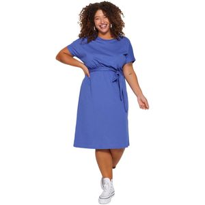 Trendyol Rode Gebreide Jurk Met Ronde Hals En Riem Tbbss22Ah0242