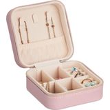Sieradendoosje - Fluweel - Roze - Klein