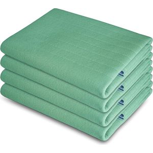 Incontinentie-oplegger 60x60 (4 stuks) - 4 lagen - tot 26280 ml/m² zuigkracht - wasbaar - incontinentie-onderlegger wasbaar - matras geschikt voor babybed en kinderbed