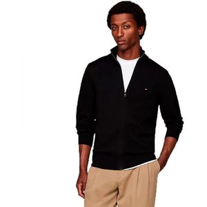 TOMMY HILFIGER - Gebreid Vest - Rood / Zwart / Wit