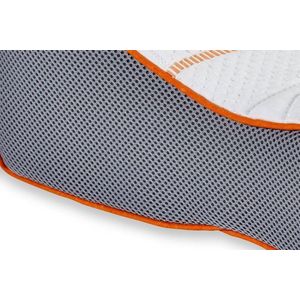 Wave Pillow 13 cm hoog | Traagschuim kussen | Ergonomisch | Extra ondersteuning Nek | Zij- en rugslapers | Wasbare tijk op 60°