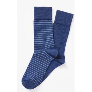 Damart - Set van 2 paar sokken van mix van zijde en Thermolactyl - Mannen - Blauw - 39/41