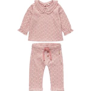 Noppies - Kledingset - 2 delig - Broek Lancaster Roze - Shirt Louisa Roze - Maat 62