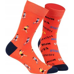 2 pack Gatta-Wola katoenen sokken Funky, 2 verschillende patronen, maat 43-46, Sport patroon