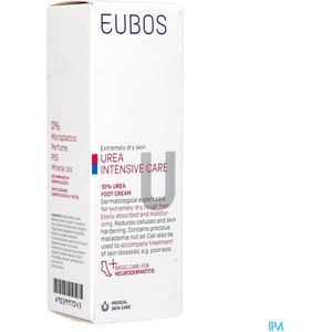 Eubos Urea 10% Voetcreme Zeer Droge Huid 100ml