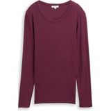 Tom Tailor - Longsleeve - Bordeaux Red - Lange Mouwen
