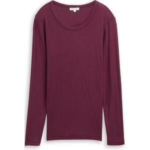 Tom Tailor - Longsleeve - Bordeaux Red - Lange Mouwen