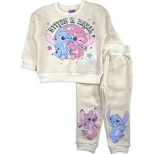 Disney Lilo & Stitch Set - Joggingpak / Trainingspak / Vrijetijdspak - Stitch en Angel - Maat 122/128 (8 jaar)