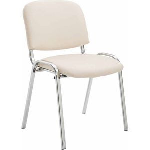 stoel - vergaderstoel - 100% polyurethaan - Creme - Bezoekersstoel