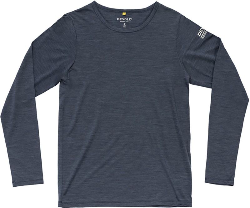 Devold - Active - T-shirt - Groen - Lange Mouwen - Merinowol