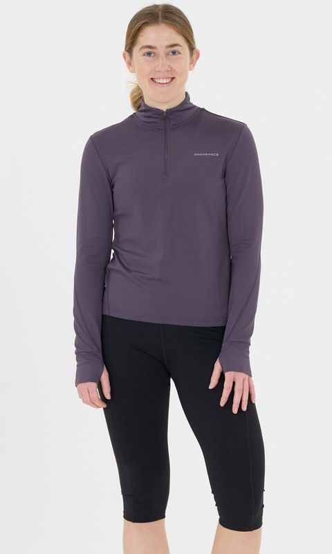 ENDURANCE Functioneel shirt 'Talim'  donkerlila