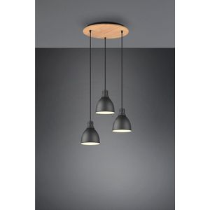 Hanglamp Trio Leuchten Henley - Zwart