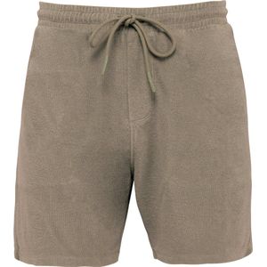 Native Spirit Ecologische badstof herenshort NS727 - Cream Coffee - XXL