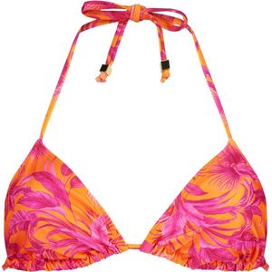 Hunkemöller Dames Badmode Triangle bikinitop Tulum - Roze - maat L
